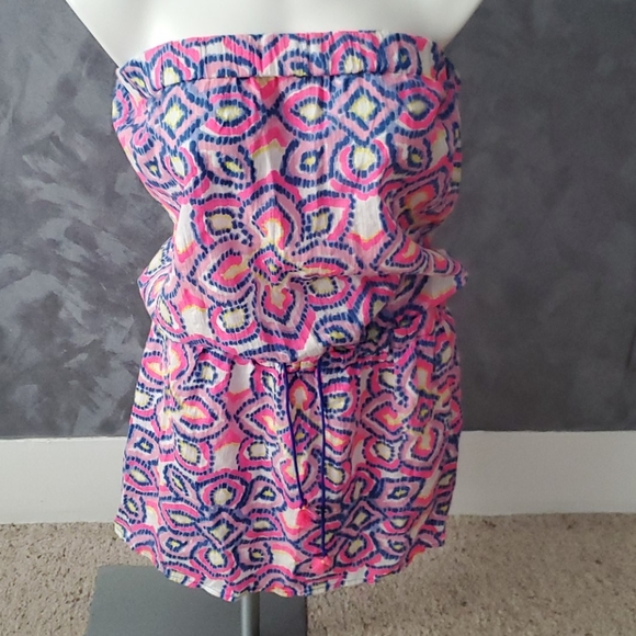 Vineyard Vines Dresses & Skirts - Vineyard Vines Multi-colored Strapless Dress Sz SM